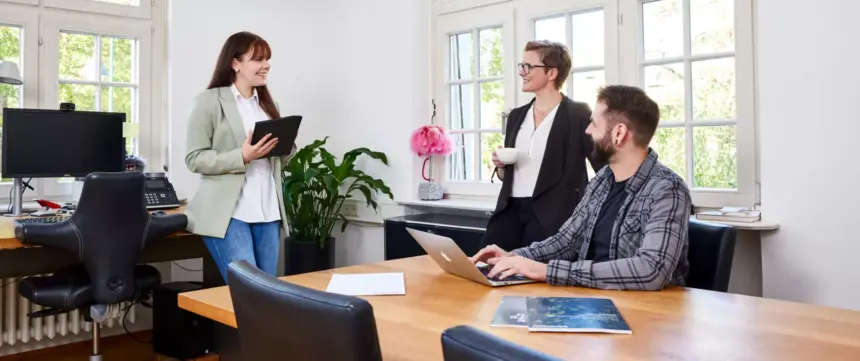 Brainsonteam im Besprechungsraum