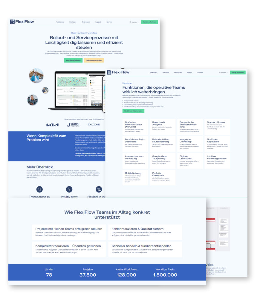 Websitevorschau von FlexiFlow